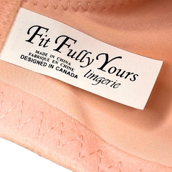 ⭐ NWT Fit Fully Yours Maxine Moulded Bra • Peach • 30J ⭐ - Picture 4 of 7